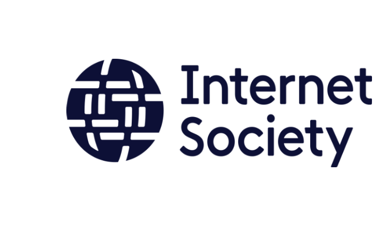 The logo of the Internet Society.