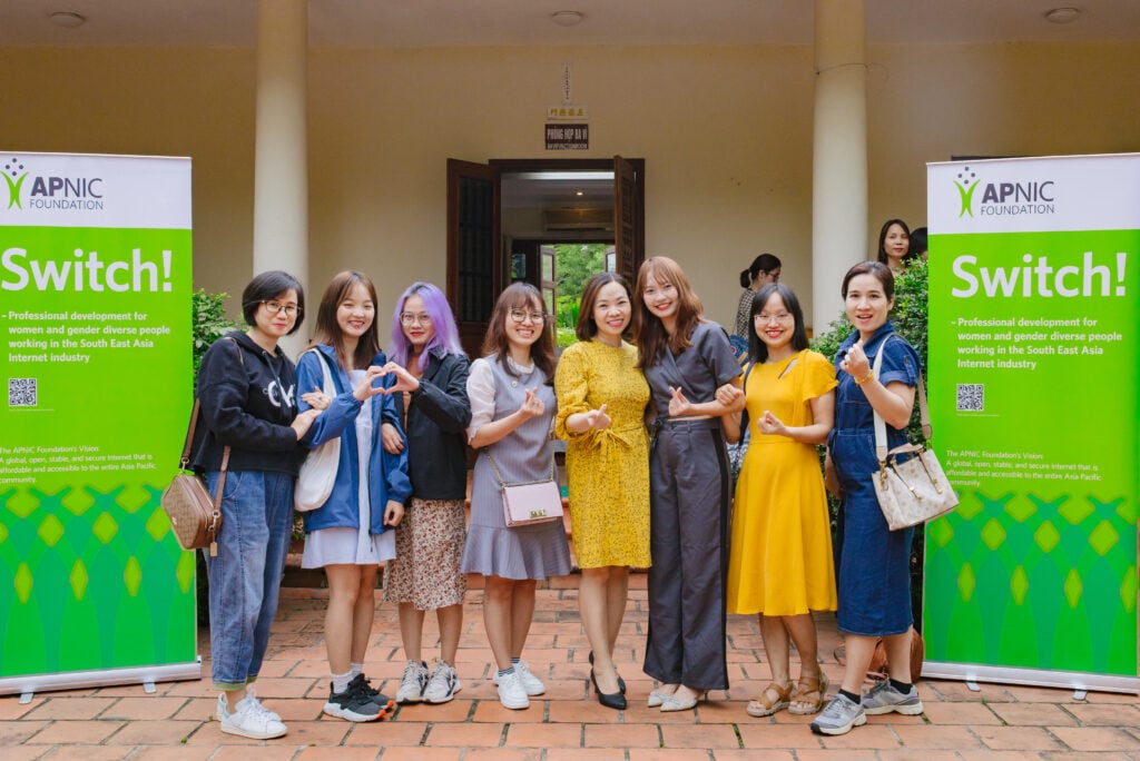 Participants in the Switch! gender diversity project at the Viet Nam national event held in Hanoi.