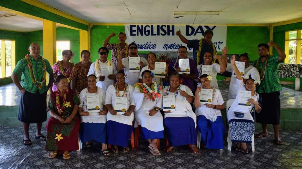 Teachers of Samata Uta Primary School and District Office Representative's of Salega 1  receiving their Professional Learning Development Certification, September 2023