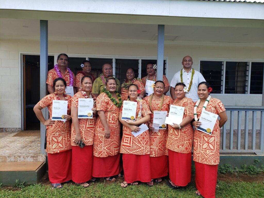 Teachers of Faleasiu Primary on the main island of Upolu were officially the first teachers and school to complete their Professional Learning Development in Samoa under the PacifiCode Initiative, August 2023.