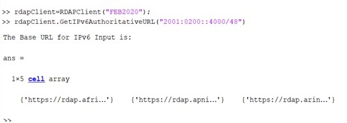 Some code for Get Authoritative URL for an IPv6