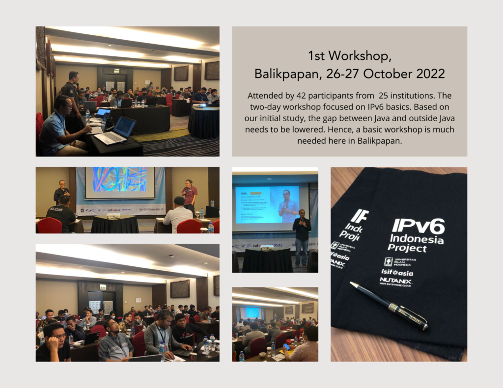 An infographic of the Balikpapan workshop